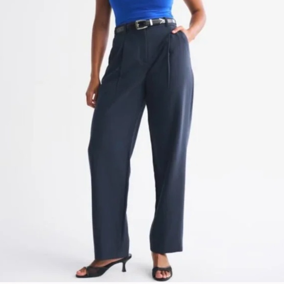 NWT Abercrombie & Fitch Curve Love Quinn Tailored Straight Pant Size 29 - Picture 4 of 16